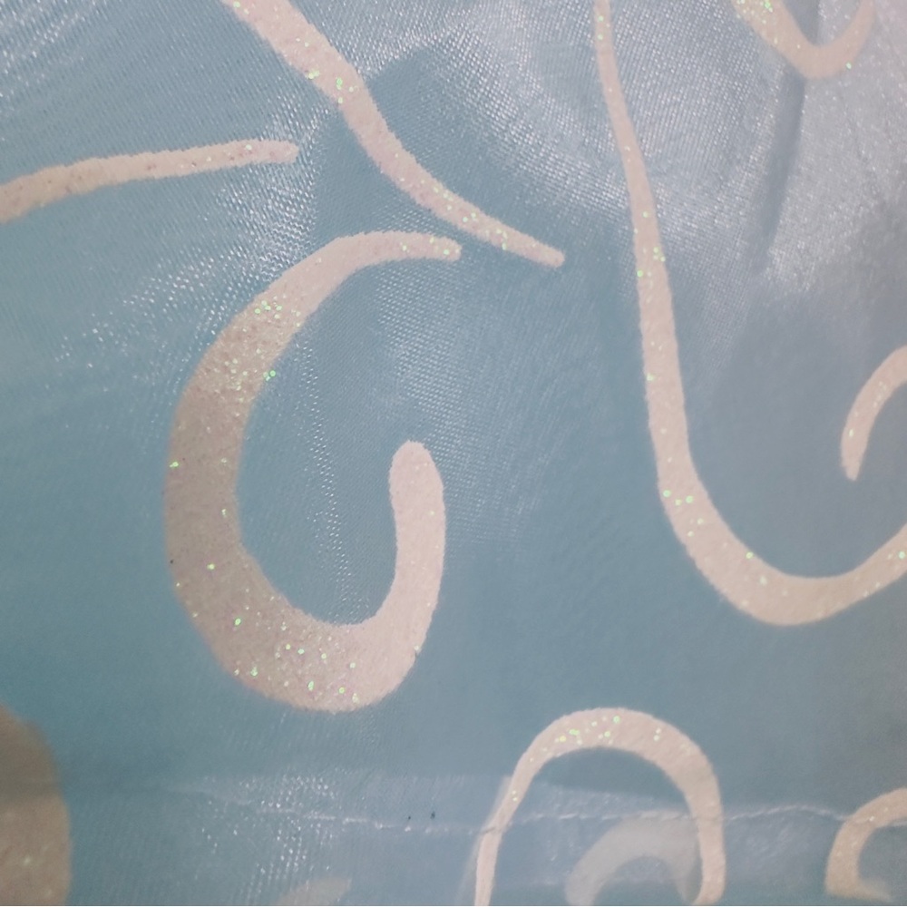 Light Blue Princess Tulle Costume Dress for Girls Cinderella w Gloves 4/5T - Picture 5 of 16